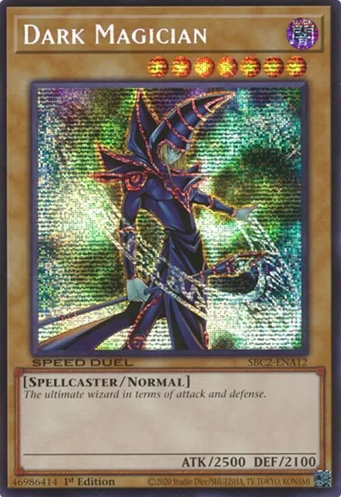 Dark Magician PSR SBC2-ENA12 Yu-Gi-Oh card from Speed Duel: Battle City Finals