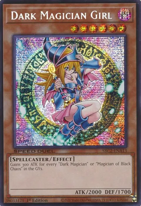Dark Magician Girl PSR SBC2-ENA13 Yu-Gi-Oh card from Speed Duel: Battle City Finals