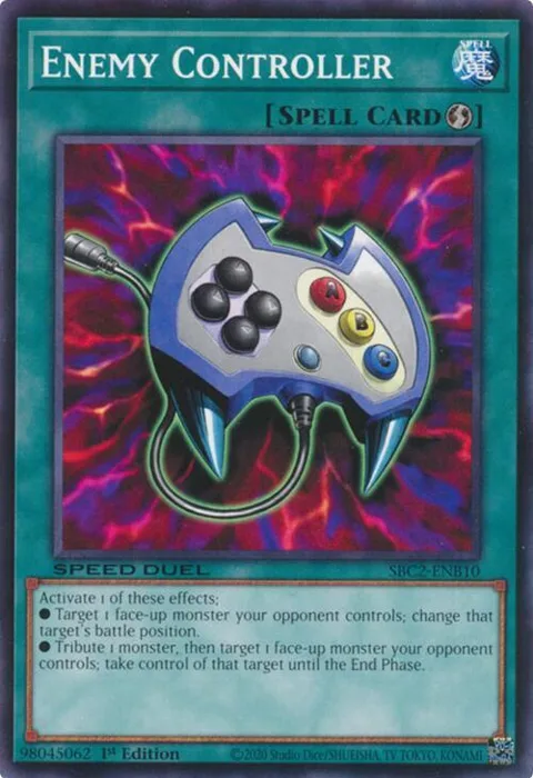 Enemy Controller SBC2-ENB10 Yu-Gi-Oh card from Speed Duel: Battle City Finals