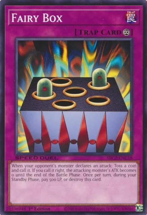 Fairy Box SBC2-ENC18 Yu-Gi-Oh card from Speed Duel: Battle City Finals