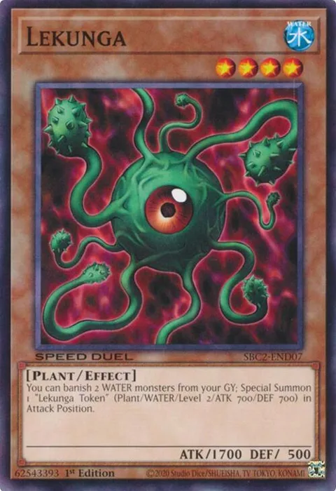 Lekunga SBC2-END07 Yu-Gi-Oh card from Speed Duel: Battle City Finals