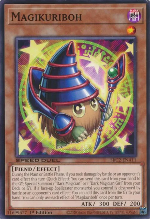 Magikuriboh SBC2-ENA11 Yu-Gi-Oh card from Speed Duel: Battle City Finals