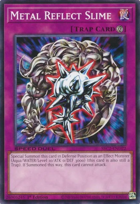 Metal Reflect Slime SBC2-END22 Yu-Gi-Oh card from Speed Duel: Battle City Finals