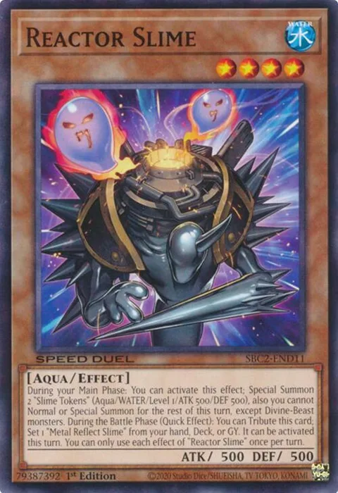 Reactor Slime SBC2-END11 Yu-Gi-Oh card from Speed Duel: Battle City Finals