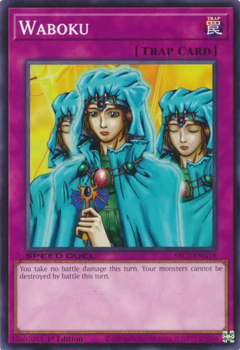 Waboku SBC2-ENG18 Yu-Gi-Oh card from Speed Duel: Battle City Finals