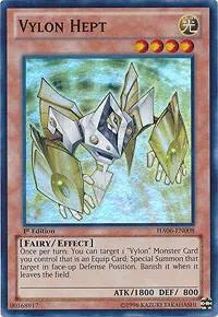 Vylon Hept HA06-EN008 Yu-Gi-Oh card from Hidden Arsenal 6: Omega Xyz