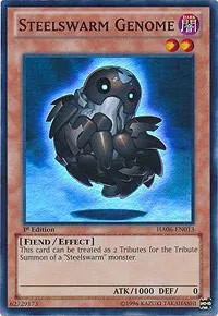Steelswarm Genome HA06-EN013 Yu-Gi-Oh card from Hidden Arsenal 6: Omega Xyz