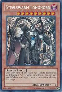 Steelswarm Longhorn HA06-EN016 Yu-Gi-Oh card from Hidden Arsenal 6: Omega Xyz