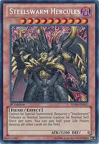 Steelswarm Hercules HA06-EN017 1st Edition Yu-Gi-Oh card from Hidden Arsenal 6: Omega Xyz