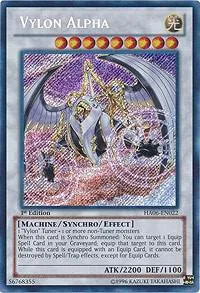 Vylon Alpha HA06-EN022 Yu-Gi-Oh card from Hidden Arsenal 6: Omega Xyz