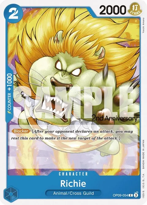 Richie OP09-054 Tournament One Piece card from Emperors in the New World: 2nd Anniversary Tournament Cards