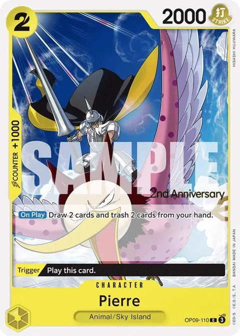 Pierre OP09-110 Tournament One Piece card from Emperors in the New World: 2nd Anniversary Tournament Cards