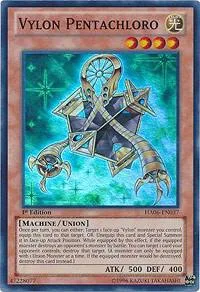 Vylon Pentachloro HA06-EN037 Yu-Gi-Oh card from Hidden Arsenal 6: Omega Xyz
