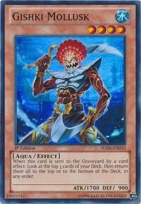Gishki Mollusk HA06-EN042 Yu-Gi-Oh card from Hidden Arsenal 6: Omega Xyz