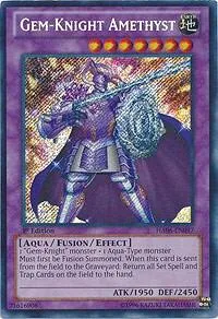 Gem-Knight Amethyst HA06-EN047 1st Edition Yu-Gi-Oh card from Hidden Arsenal 6: Omega Xyz