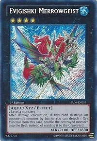 Evigishki Merrowgeist HA06-EN053 Yu-Gi-Oh card from Hidden Arsenal 6: Omega Xyz