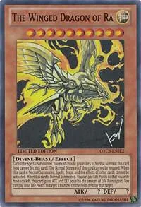 The Winged Dragon of Ra ORCS-ENSE2 Yu-Gi-Oh card from Order of Chaos