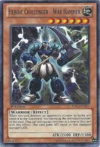 Heroic Challenger - War Hammer REDU-EN006 Unlimited Yu-Gi-Oh card from Return of the Duelist