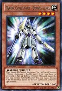 Heroic Challenger - Double Lance REDU-EN008 Unlimited Yu-Gi-Oh card from Return of the Duelist
