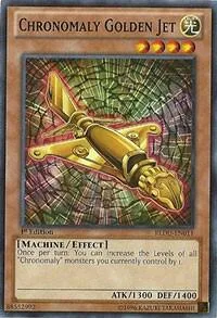 Chronomaly Golden Jet REDU-EN011 1st Edition Yu-Gi-Oh card from Return of the Duelist