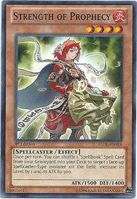 Strength of Prophecy REDU-EN018 Unlimited Yu-Gi-Oh card from Return of the Duelist