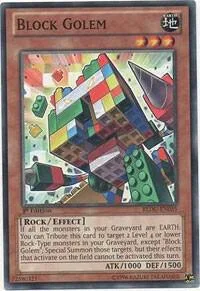 Block Golem REDU-EN035 1st Edition Yu-Gi-Oh card from Return of the Duelist