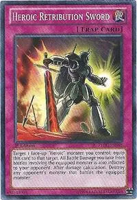 Heroic Retribution Sword REDU-EN068 Unlimited Yu-Gi-Oh card from Return of the Duelist