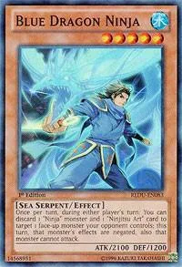 Blue Dragon Ninja REDU-EN083 Unlimited Yu-Gi-Oh card from Return of the Duelist