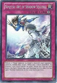 Ninjitsu Art of Shadow Sealing REDU-EN089 1st Edition Yu-Gi-Oh card from Return of the Duelist