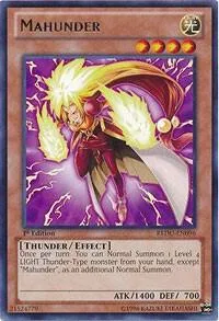 Mahunder REDU-EN096 Unlimited Yu-Gi-Oh card from Return of the Duelist