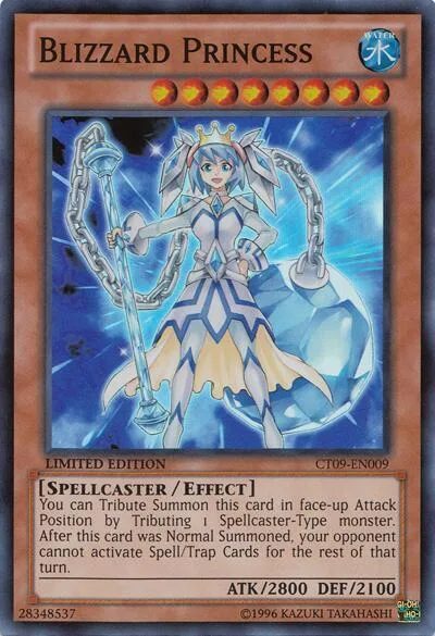 Blizzard Princess CT09-EN009 Yu-Gi-Oh card from 2012 Collectors Tin