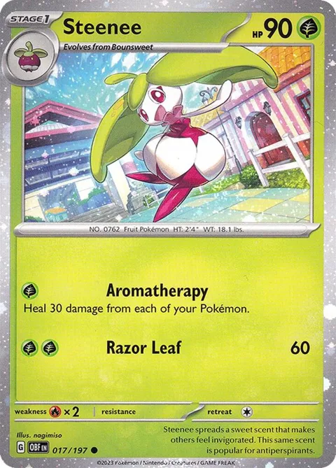 Steenee - 017/197 Cosmos Holo #017/197 Holofoil Pokémon card from Miscellaneous Cards & Products