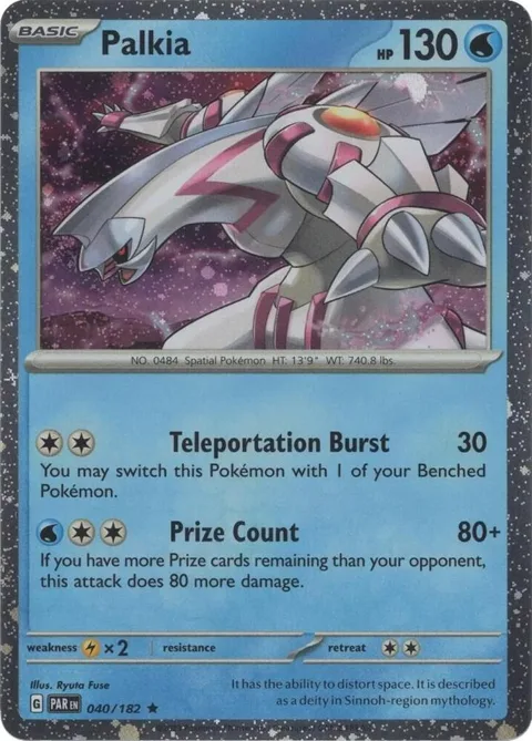 Palkia - 040/182 Cosmos Holo #040/182 Holofoil Pokémon card from Miscellaneous Cards & Products