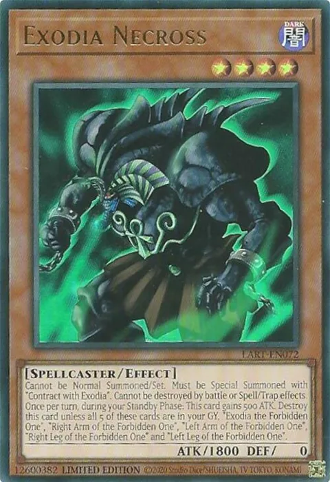 Exodia Necross LART-EN072 Yu-Gi-Oh card from The Lost Art Promotion