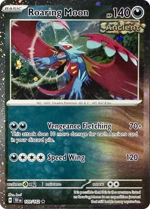 Roaring Moon - 109/162 Cosmos Holo #109/162 Holofoil Pokémon card from Miscellaneous Cards & Products