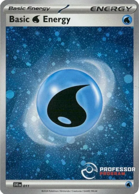 Water Energy 2024 #011 Holofoil Pokémon card from Professor Program Promos