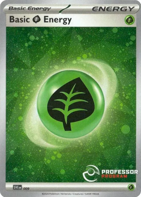 Grass Energy 2024 #009 Holofoil Pokémon card from Professor Program Promos