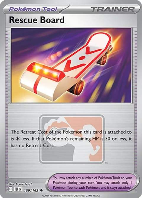 Rescue Board - 159/162 League Promo #159/162 Reverse Holofoil Pokémon card from League & Championship Cards