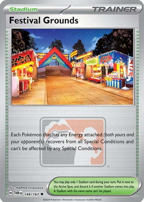 Festival Grounds - 149/167 League Promo #149/167 Reverse Holofoil Pokémon card from League & Championship Cards