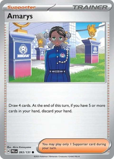 Amarys #093/131 Pokémon card from Prismatic Evolutions