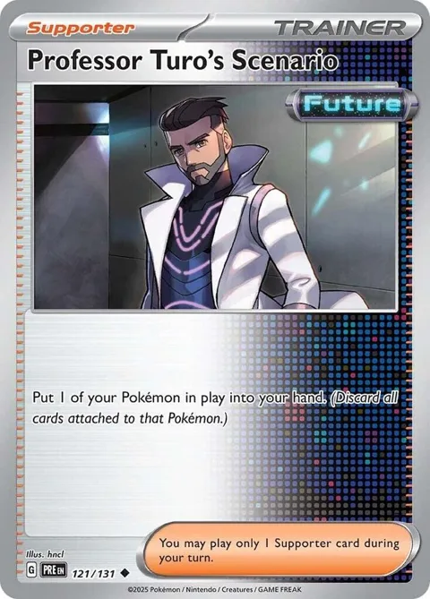 Professor Turo's Scenario #121/131 Pokémon card from Prismatic Evolutions