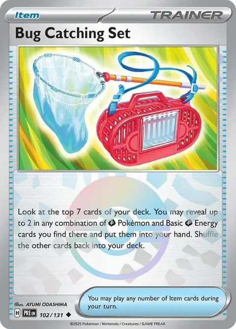 Bug Catching Set Poke Ball Pattern #102/131 Holofoil Pokémon card from Prismatic Evolutions