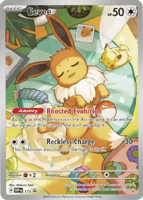 Eevee #173 Holofoil Pokémon card from Scarlet & Violet Promo Cards