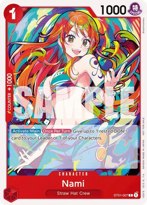 Nami 2025 New Year Event ST01-007 One Piece card from One Piece Promotion Cards