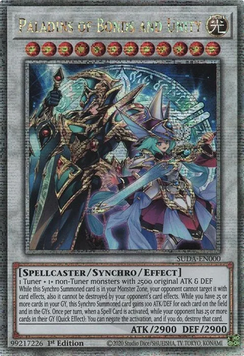 Paladins of Bonds and Unity SUDA-EN000 Yu-Gi-Oh card from Supreme Darkness