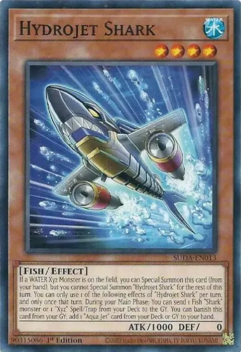 Hydrojet Shark SUDA-EN013 Yu-Gi-Oh card from Supreme Darkness