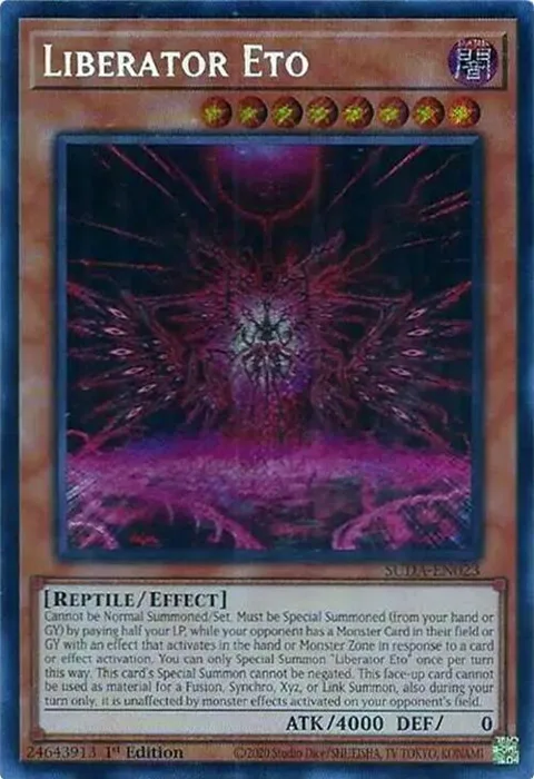 Liberator Eto SUDA-EN023 Yu-Gi-Oh card from Supreme Darkness