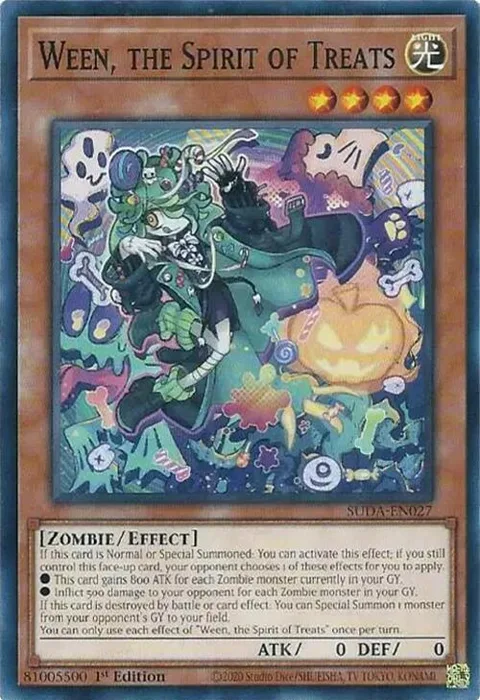 Ween, the Spirit of Treats SUDA-EN027 Yu-Gi-Oh card from Supreme Darkness