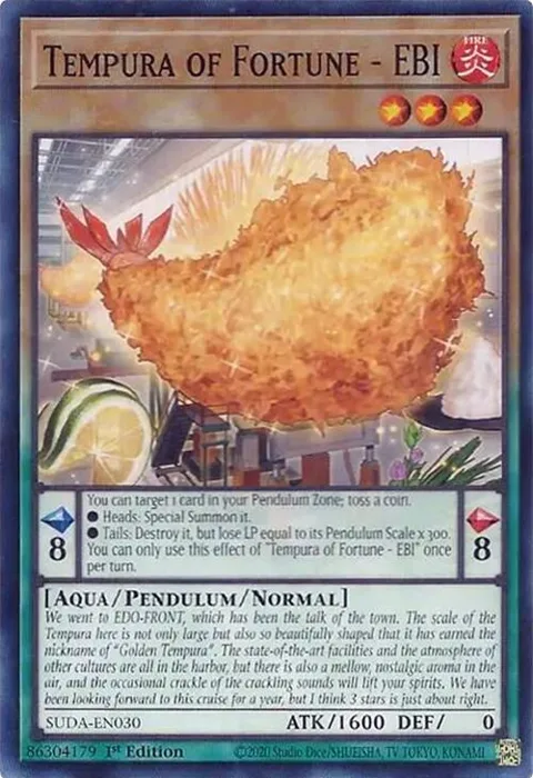 Tempura of Fortune - EBI SUDA-EN030 Yu-Gi-Oh card from Supreme Darkness