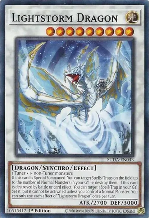 Lightstorm Dragon SUDA-EN043 Yu-Gi-Oh card from Supreme Darkness